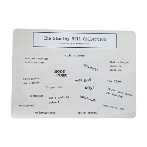 Stanley Hill Collection (Typewriter) - Sticker Sheet